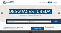 Desktop Screenshot of desguacesubeda.com