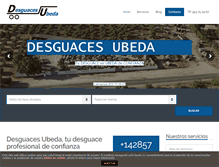 Tablet Screenshot of desguacesubeda.com